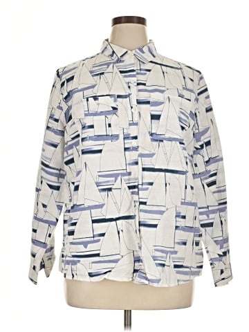 Charter Club Long Sleeve Button-Down Shirt (view 1)