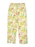 Cat & Jack Floral Yellow Casual Pants Size 14 - photo 1