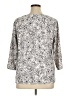 Emily Daniels Gray 3/4 Sleeve Blouse Size XL - photo 2