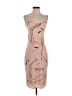 Keepsake Graphic Tan Cocktail Dress Size XXS - photo 1