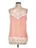 Melissa Paige 100% Polyester Pink Sleeveless Blouse Size L - photo 1
