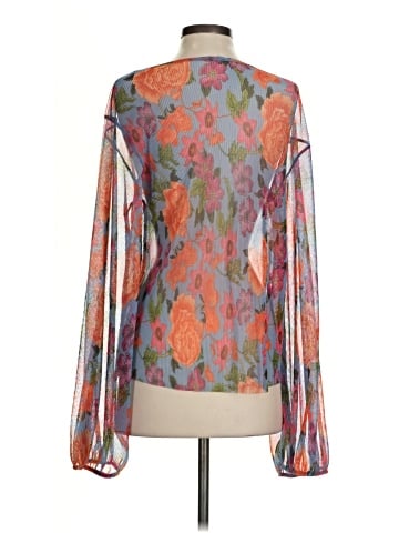 Zara W&B Collection Long Sleeve Blouse (view 2)