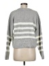 Pinque Stripes Gray Pullover Sweater Size M - photo 2
