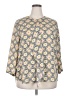 Van Heusen 100% Polyester Yellow 3/4 Sleeve Blouse Size XXL - photo 1