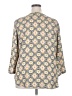 Van Heusen 100% Polyester Yellow 3/4 Sleeve Blouse Size XXL - photo 2