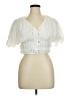Lulus Ivory Short Sleeve Blouse Size XL - photo 1
