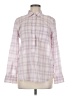 J.Crew 100% Cotton Checkered-gingham Pink Long Sleeve Blouse Size 8 - photo 1