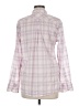 J.Crew 100% Cotton Checkered-gingham Pink Long Sleeve Blouse Size 8 - photo 2