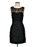 BCBGMAXAZRIA 100% Polyester Black Cocktail Dress Size 4 - photo 1