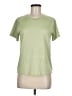 Adidas 100% Polyester Solid Green Active T-Shirt Size M - photo 1