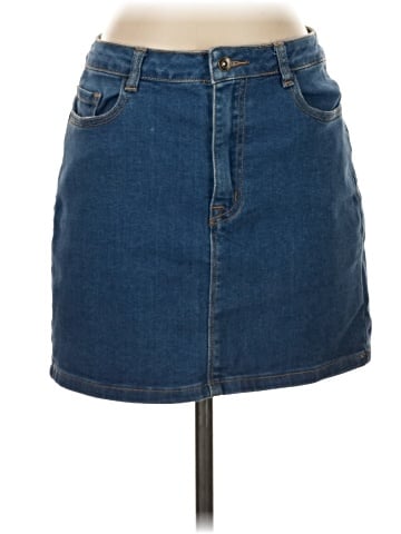 Kimchi Blue Denim Skirt (view 1)