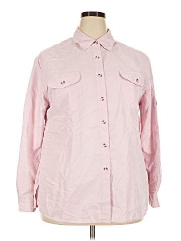 DressBarn Long Sleeve Button-Down Shirt (view 1)