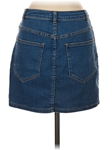 Kimchi Blue Denim Skirt (view 2)