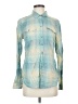 Toad & Co Plaid Teal Long Sleeve Button-Down Shirt Size S - photo 1