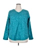 St. John's Bay 100% Polyester Marled Teal Pullover Sweater Size XXL - photo 1