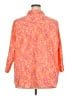 Basic Editions Orange 3/4 Sleeve Button-Down Shirt Size 4X - photo 2