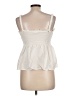 Old Navy 100% Cotton Ivory Sleeveless Blouse Size L - photo 2