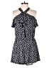 Ann Taylor LOFT 100% Polyester Polka Dots Black Romper Size S - photo 1