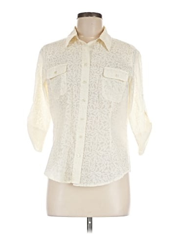 Coldwater Creek 3/4 Sleeve Button-Down Shirt (view 1)