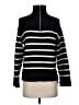Zara Stripes Black Turtleneck Sweater Size XS - photo 1