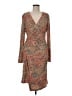 Peruvian Connection Paisley Tan Cocktail Dress Size M - photo 1