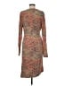 Peruvian Connection Paisley Tan Cocktail Dress Size M - photo 2