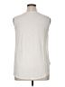 Ann Taylor LOFT 100% Polyester Ivory Sleeveless Blouse Size XL - photo 2