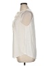 Ann Taylor LOFT 100% Polyester Ivory Sleeveless Blouse Size XL - photo 5