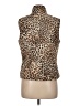 M Miller 100% Polyester Animal Print Gold Faux Fur Vest Size M - photo 2