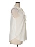 Ann Taylor LOFT 100% Polyester Ivory Sleeveless Blouse Size XL - photo 4