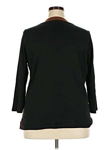 Lauren by Ralph Lauren 3/4 Sleeve Top (view 2)