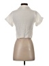 Kirious 100% Cotton Ivory Short Sleeve Blouse Size XS - photo 2