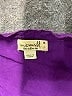 One World 100% Rayon Purple 3/4 Sleeve Blouse Size M - photo 4