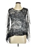 Patrizia Luca 100% Polyester Black Short Sleeve Blouse Size M - photo 1