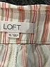 Ann Taylor LOFT Stripes Ivory Shorts Size XL - photo 3