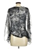 Patrizia Luca 100% Polyester Black Short Sleeve Blouse Size M - photo 2