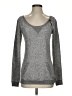 Quiksilver Metallic Silver Pullover Sweater Size S - photo 1