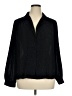 Cato 100% Polyester Tweed Black Long Sleeve Blouse Size XL - photo 1