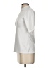 Calia Stripes White Silver Short Sleeve Turtleneck Size S - photo 5