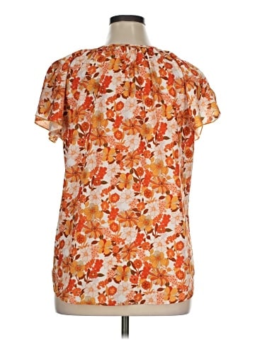 SimpleFun Short Sleeve Blouse (view 2)
