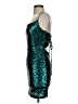 Windsor Metallic Teal Cocktail Dress Size S - photo 5