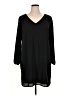 Charming Charlie 100% Polyester Solid Black Casual Dress Size XL - photo 1