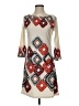 Mt Collection Argyle Ivory Casual Dress Size S - photo 1