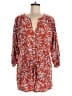 LOFT Beach 100% Rayon Print Red Romper Size S - photo 1