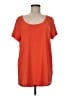 Athleta Orange Short Sleeve T-Shirt Size M (tall) - photo 1