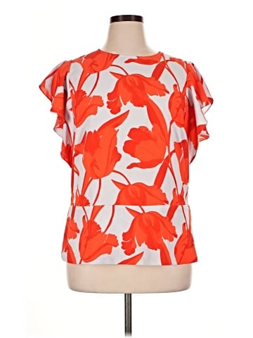 Ann Taylor Short Sleeve Blouse (view 1)
