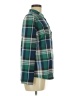 New York Laundry 100% Polyester Plaid Green Long Sleeve Blouse Size M - photo 4