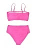 Unbranded Solid Pink Two Piece Swimsuit Size L - photo 2