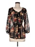 Bellatrix Black 3/4 Sleeve Blouse Size M - photo 1