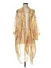 American Eagle Outfitters 100% Polyester Yellow Kimono One size - photo 1